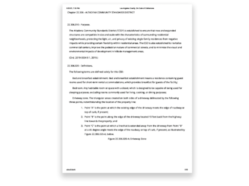 LA County Municipal Code 22.306