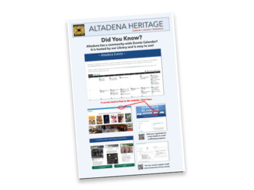 Altadena Community Events